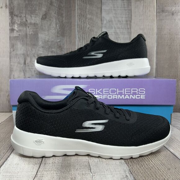 Skechers Go Walk Joy Ecstatic Women's Running Walking Shoes Sneaker Black Size 8 - Picture 1 of 15